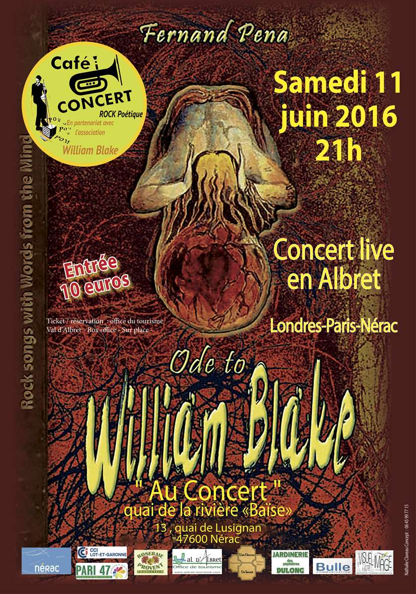 Nérac : deux soirées dédiées à William Blake