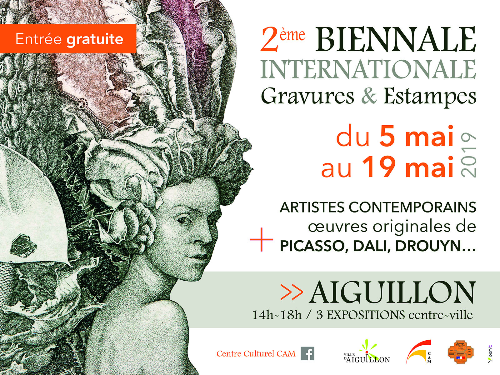 2ème Biennale internationale de la gravure et de l'estampe à Aiguillon