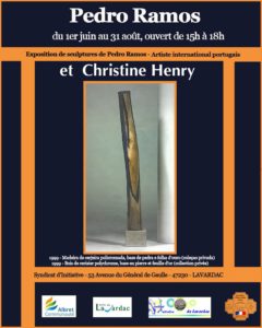 Exposition de Sculptures "Pedro Ramos" & "Christine Henry"
